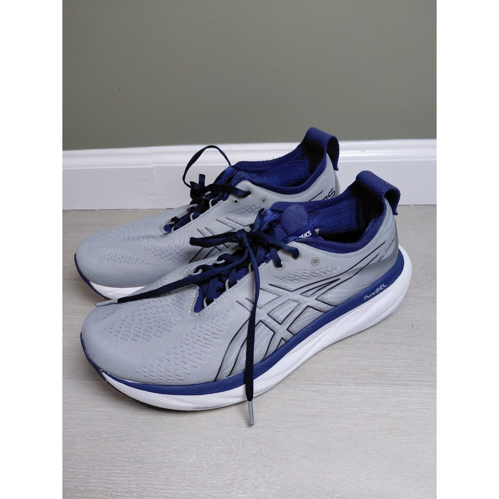 Size 10 - ASICS Gel Nimbus 25 Sheet Rock Indigo Blue Mens Sneakers